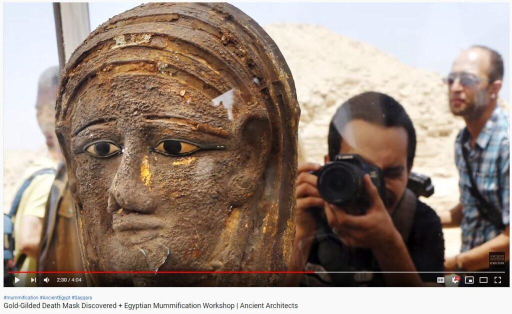 Gold-Gilded Death Mask Discovered + Egyptian Mummification Workshop | Ancient Architects